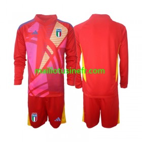 Maillot de Foot Italie Gardien Troisième UEFA EURO 2024 Manches Longues - Enfant
